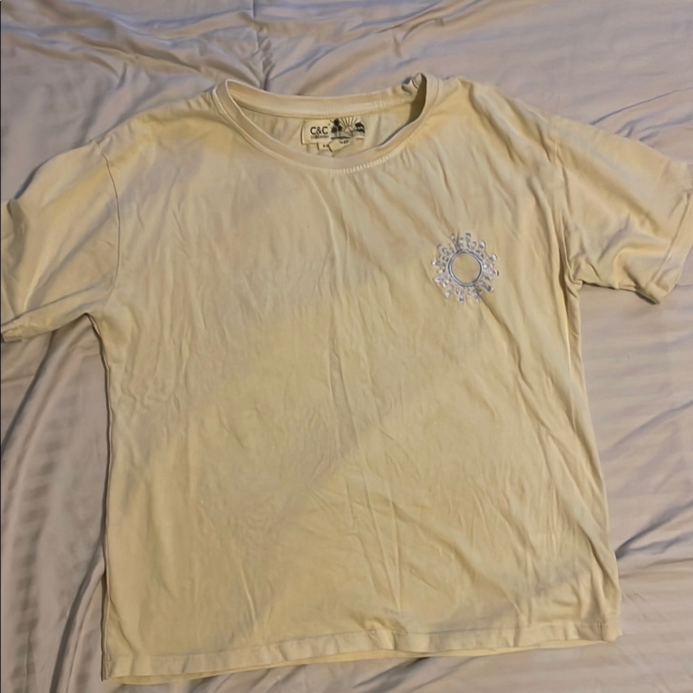 C&C California Light Yellow Tshirt